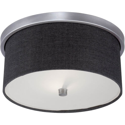 Jackson 2 Light 13 inch Brushed Pewter Indoor Flushmount Ceiling Light